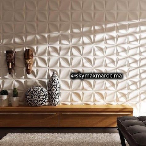 Panneaux mural 3D maroc, Disponible. SKYMAX MAROC votre fournisseur de matériaux d'habillage maroc et revêtement décoratif au maroc. 3d wall panels maroc Decorative Tiles 3D Wall décoration 3D Panneau 3D Décoration 3D, Mur 3D, Décor 3D Effet 3D Setup 3D Bureau pc 3D #art3d #3dwalldecor #3dwalltiles #3dwalldesign #walldecoration #3dwallpanel #walltiles #3Dtiles #3Dpanels #interiordesign #tile #interior #interiors #house #home #architecture #decor #homedecor #design #DIY #dreamhome #wallcover... Wallpanel 3d Living Room, 3d Flex Design For Wall, 3d Gypsum Wall Panel, Tile Interior, Mural 3d, Home Architecture, 3d Wall Panels, Decorative Tiles, Design Diy