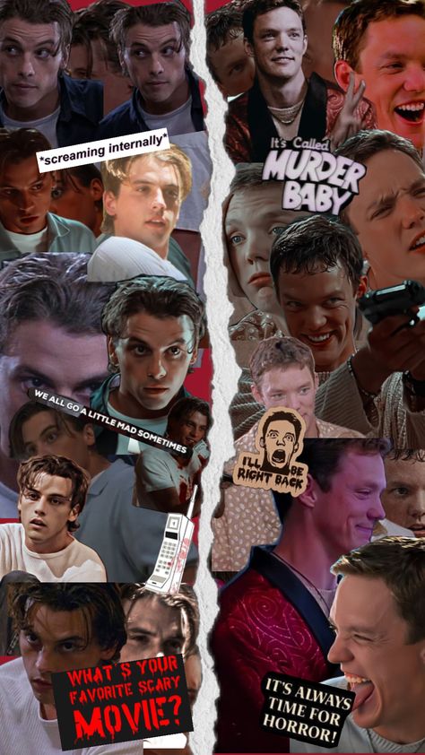 #billyscream #stusream #whatsyourfavoritescarymovie #screamkiller #scream1996 Billy And Stu Wallpaper, Billy Loomis Aesthetic Wallpaper, Billy Loomis And Stu Macher Wallpaper, Stu Macher Scream, Scream 1996 Wallpaper, Billy Loomis And Stu Macher, Stu Scream, Scream 1996, Billy Loomis