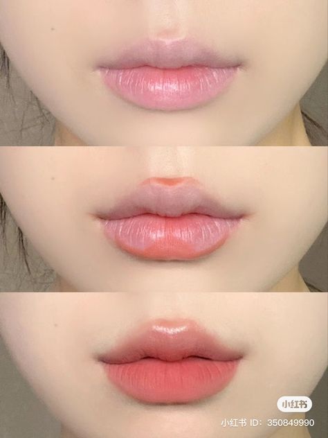 Douyin Lip, Douyin Lips, Classical Romance, Strawberry Rococo, Rococo Era, Korea Makeup, Lip Tutorial, Doll Eye Makeup, Lip Makeup Tutorial