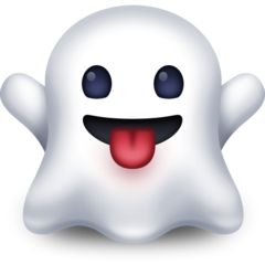 Facebook Emoji, Ghost Emoji, Like Emoji, Silly Face, Cartoon Ghost, White Cartoon, Ghost Cartoon, Cute Emoji Wallpaper, Silly Faces