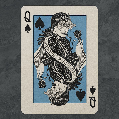 I'm an illustrator and graphic designer from LA. I'm available for freelance work and have a Redbubble shop, just follow the link to my portfolio site. #hireme #queenofspades #spades #queen #playingcards #boardgames #tabletopgames #fantasy #limitedpalette #ink #drawing #illustration #photoshop #blue #games #gothart #dark How To Play Spades, Illustration Photoshop, Portfolio Site, Goth Art, Freelance Work, Ink Drawing Illustration, My Portfolio, Tabletop Games, Love Cards