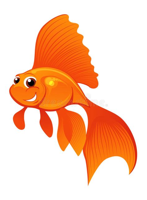 Happy goldfish. Smiling goldfish isolated on white , #spon, #goldfish, #Happy, #Smiling, #white, #isolated #ad Swimming Character, Cute Goldfish, Cartoon Ocean, Ocean Mural, Fish Under The Sea, Cartoon Fish, Fish Stock, Towels Kids, White Stock