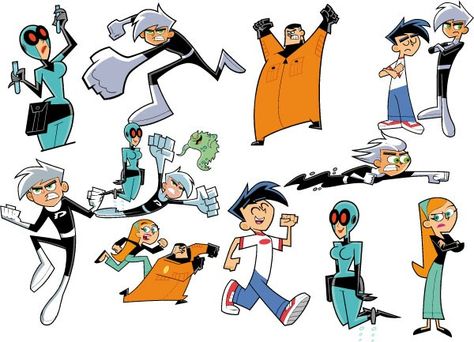 Danny Phantom Danny Phantom Concept Art, Danny Phantom Parents, Danny Phantom Character Design, Calarts Portfolio, Danny Phantom Characters, Dany Phantom, Stephen Silver, Danny Fenton, It Will Get Better