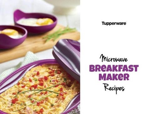 Breakfast Maker Recipes, Tupperware Breakfast Maker Recipe, Microwave Recipes Breakfast, Low Carb English Muffin, Frittata Recipes Breakfast, Microwave Breakfast, Tupperware Consultant, Tupperware Recipes, Breakfast Maker