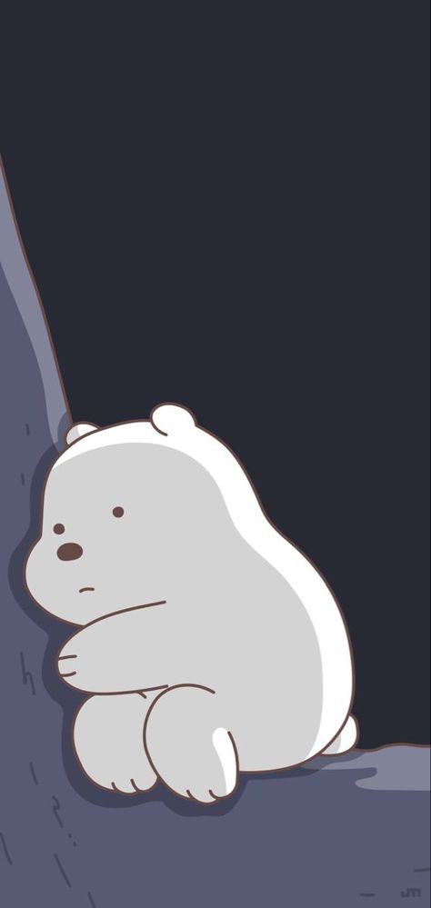 Polar Bear Aesthetic Cartoon, Ice Bear Pfp, Football Anime, Ice Bear We Bare Bears, Urs Polar, Wallpapers Cute, Bear Bears, We Bare Bears Wallpapers, Ice Bear