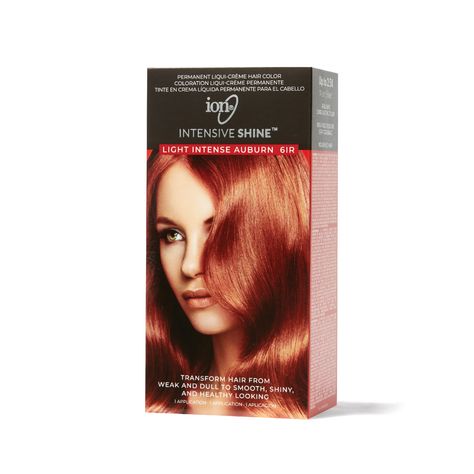 Auburn Hair Dye, Ion Hair Colors, Clairol Hair Color, Light Auburn Hair, Shine Hair, Light Auburn, Hair Color Formulas, Hair Color Auburn, Beautiful Hair Color