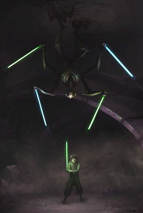 General Grevious Art, Dark Side Wallpaper, Grievous Art, Side Wallpaper, General Grievous, Anakin Vader, Star Wars Background, Dark Side Star Wars, Star Wars Droids