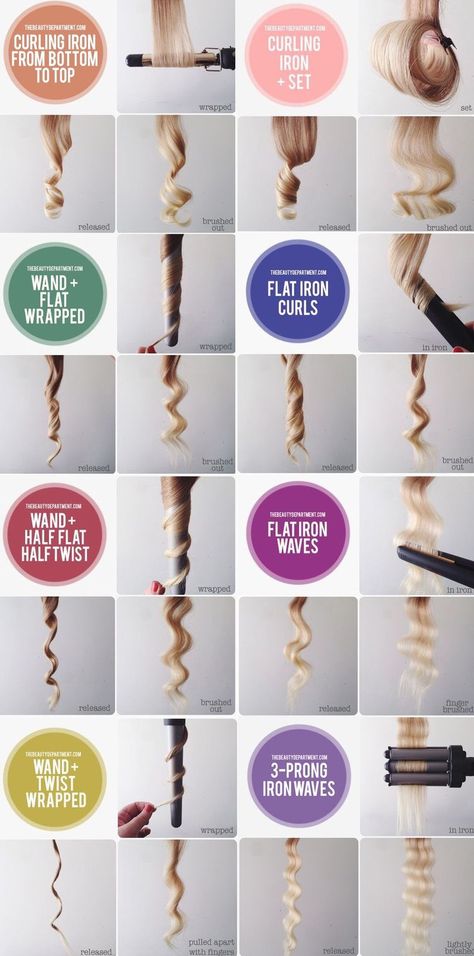 Curl Your Hair, Wavy Hairstyles, Types Of Hair, Types Of Curls, Diy Beauty Hacks, Hair Stuff, Hair Dos, Hair Tips, Cute Hair