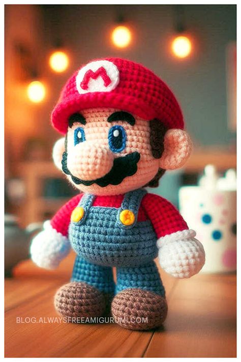 Super Mario Free Crochet Pattern, Crochet Mario Characters, Super Mario Crochet, Super Mario Free, Raccoon Mario, Crochet Mario, Mario Crochet, Super Mario Sunshine, Crochet Disney