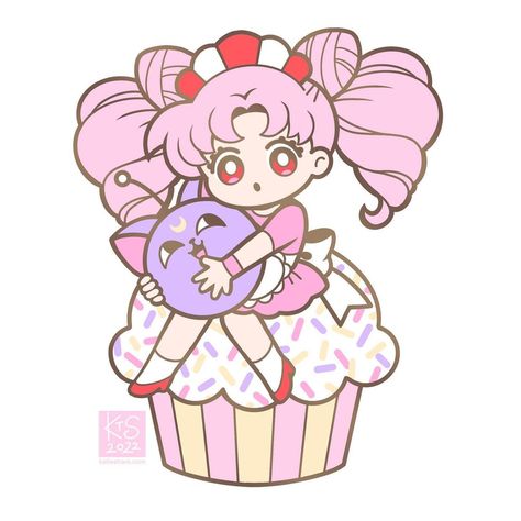 PIN number 6 and the last in this series is Sailor Mini Moon! I think she’s my favorite in the set. My Kickstarter starts July 1st, please… | Instagram Sailor Mini Moon, Drawing Face Expressions, Sailor Moon Fan Art, Drawing Face, Moon Aesthetic, Sailor Moon Aesthetic, Tokyo Mew Mew, Sailor Chibi Moon, Chibi Moon