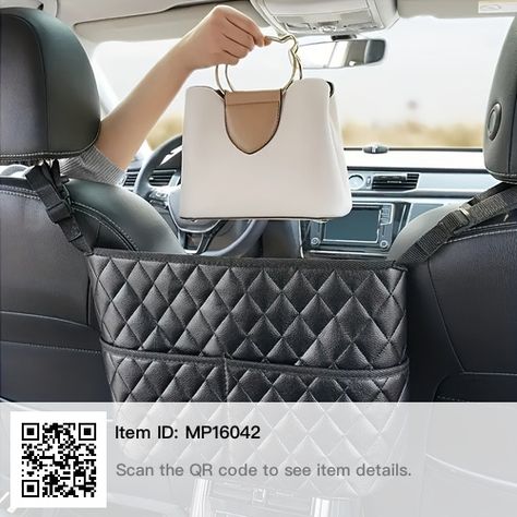 Car Storage Bag, Handbag Holder, Large Storage Bags, Car Seat Organizer, Úložný Box, Purse Holder, Pocket Storage, Beg Tangan, Leather Car Seats