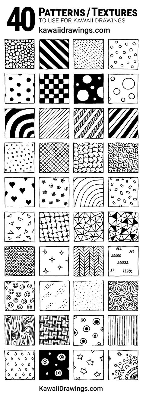 Easy Drawing Patterns, Shadow Journal, Easy Zentangle Patterns, Zen Doodles, Pattern Sketch, Desain Buklet, Textures And Patterns, Seni Dan Kraf, صفحات التلوين