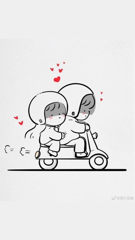 Cute Drawing Couple Cartoon, Cute Love Couple Cartoon Drawings, Cute Cartoon For Boyfriend, Long Distance Relationship Cartoon, Cute Hug Doodle, Cute Couple Chibi, Cute Couple Art Doodle, Couple Cartoon Drawings, Cute Love Doodles Couples