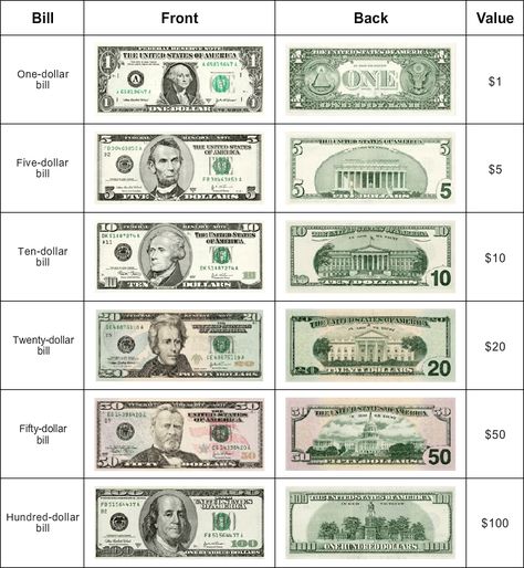 Counting Money | Turtle Diary Quiz Dollar Bill Template Free Printable, Money Quiz, 10 Dollar Bill, Money Chart, Dollar Note, Money Printables, Bill Template, Counting Money, Play Money