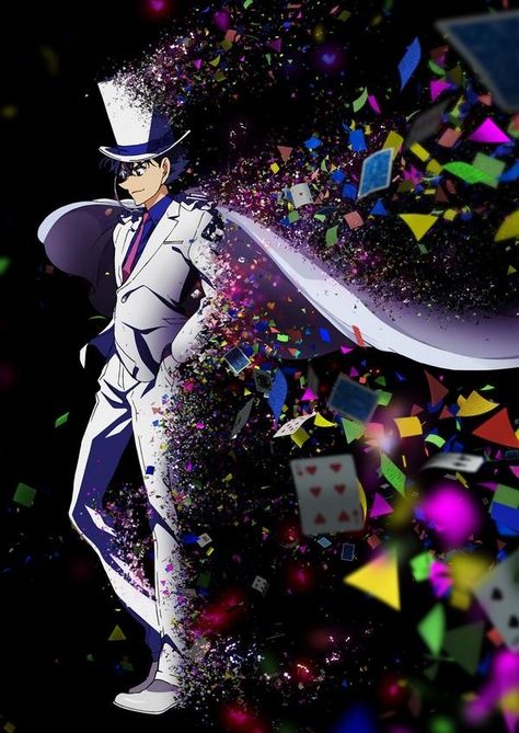 Magic Kaito 1412, Kaito Kuroba, Kid Detectives, Conan Movie, Gosho Aoyama, Detective Conan Wallpapers, Kudo Shinichi, Anime Episodes, Tokyo Otaku Mode