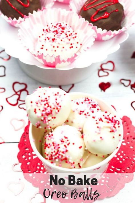 Oreo Valentines, No Bake Oreo Balls, Oreo Ideas, Oreo Balls Recipe, Valentines Desserts, Mini Cheesecakes Easy, Oreo Desserts, Future Chef, Ball Recipes