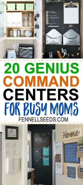 20 Genius Home Command Centers For Busy Moms Parent Command Center, Chalkboard Command Center, Comand Center, Command Center Wall, Family Command Center Wall, Family Organization Wall, Command Center Organization, Diy Command Center, Command Center Kitchen