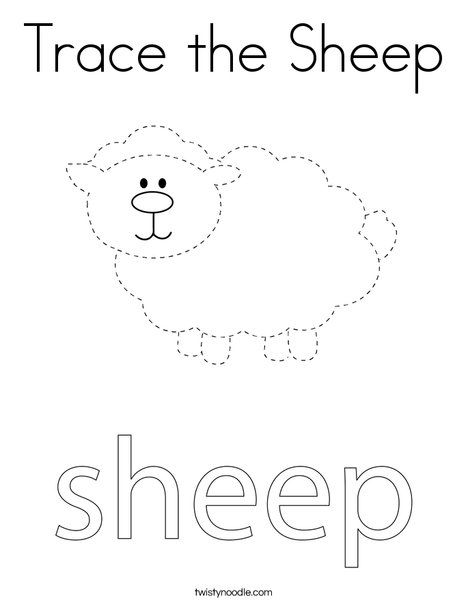 Sheep Coloring Page, Child Activities, Tracing Practice, Preschool Tracing, Sight Word Worksheets, Letter Of The Week, Tracing Worksheets, The Sheep, Sight Word