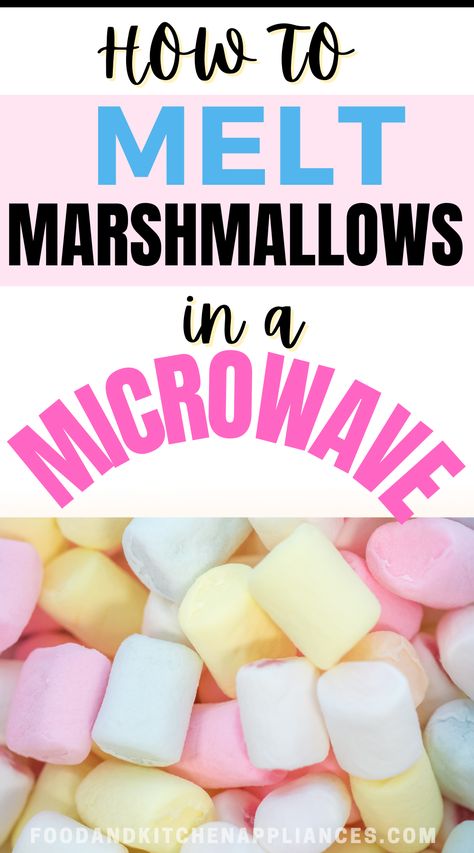 Place the marshmallows in a microwave-safe bowl. You can use regular-sized marshmallows or mini marshmallows, depending on your preference. Next, add a small amount of water to the bowl. This helps to prevent the marshmallows from drying out or burning. Microwave the bowl on high for about 30 seconds to 1 minute, or until the marshmallows start to soften and expand. How To Melt Marshmallows, Mini Marshmallows Recipes, Melt Marshmallows, Microwave Foods, Melting Marshmallows, Crochet Shrugs, Birthday Celebration Ideas, Small Microwave, Marshmallow Treats