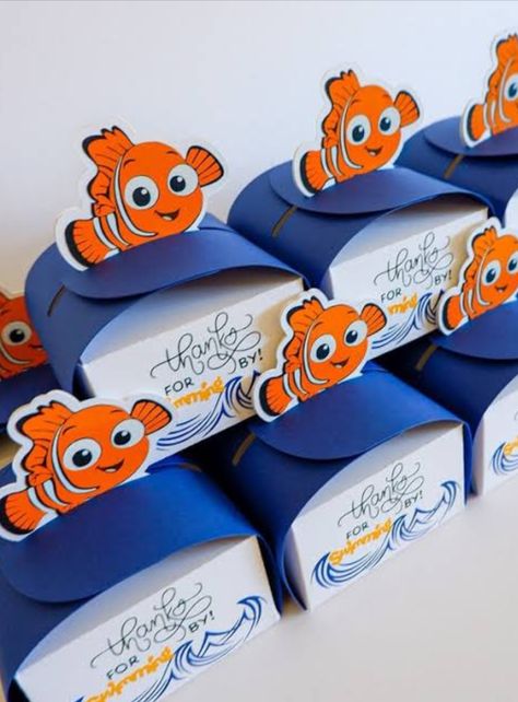 Finding Nemo Birthday Party Ideas, Finding Nemo Birthday Cake, Finding Nemo Theme, Nemo Baby Shower, Finding Dory Birthday Party, Dory Birthday Party, Nemo Baby, Finding Nemo Party, Finding Dory Birthday