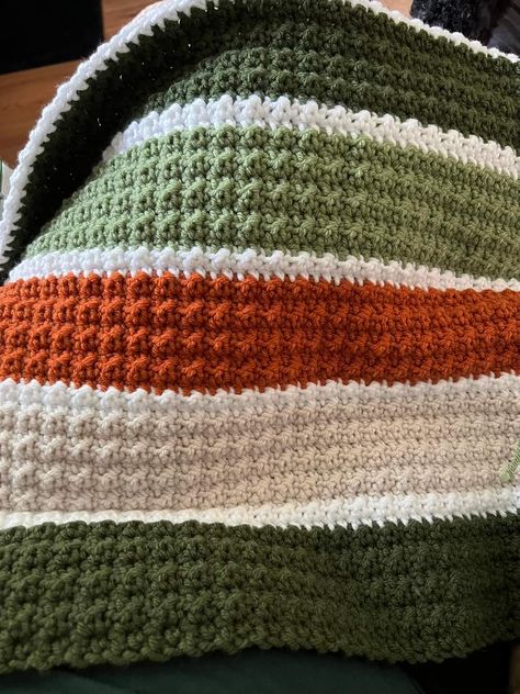 Autumn Crochet Blanket, Plaid Haken, Afgans Crochet, Fall Crochet Blanket, Crochet Block Stitch, Unique Crochet Blanket, Blanket Colors, Crocheted Blankets, Afghans Crochet