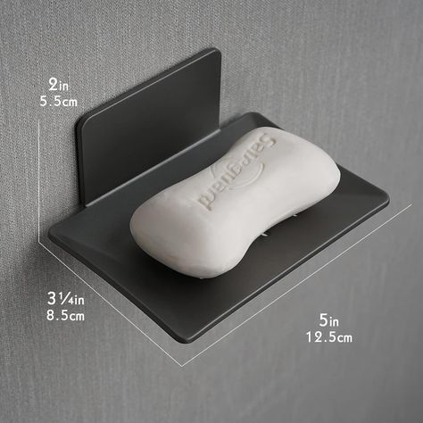 Elevates your bathroom and does the job. Best part it's peel and stick. 2 Pack Soap Dishes for Bathroom, Bar Soap Holder with Self Draining Tray, Soap Tray for Shower Wall https://amzn.to/40aEqfP Bar Soap Holder, Soap Tray, Soap Holder, Shower Wall, Bar Soap, Dish Soap, Tray, Soap, Bar