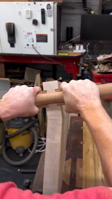 Australian Wood Review on Instagram: ""This is the second iteration of The Doberman Chair. The first chair was a proof of concept on the function of a rotating dovetail in application, while this version takes focus on the complete form of the chair. It is made from sapele and hard maple. It takes inspiration from Sam Maloof and Kobeomsuk Furniture. The joint has been altered slightly to add an extra shoulder to the joint. This was done mainly for aesthetic reasons. The connection from the arms to the backrest has changed from a bridle joint to dovetails. I will continue to refine certain elements as The Doberman Chair makes its way into the future. That journey of refinement is why I pick up my tools in the first place."

World category entry, USA
Designer maker: @peay.alex
Video and phot Kobeomsuk Furniture, Sam Maloof, Proof Of Concept, Kitchen Room Design, I Pick, Into The Future, First Place, Doberman, Kitchen Room