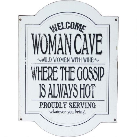 we love this woman cave sign! Give us a call today for more woman cave furniture and decor ☎️ 321-759-1570 Ladies Lounge Woman Cave, Diva Den Ideas, Babe Cave Ideas, Women Cave Ideas, Moms Cave, Ladies Lounge, Den Ideas, Girl Cave, Babe Cave