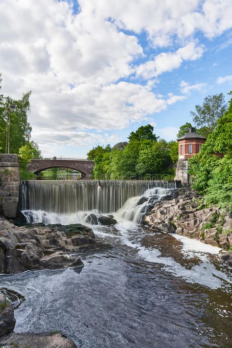 Waterfall in Vanhankaupunginkoski, Helsinki, Finland. Summer , #Sponsored, #Vanhankaupunginkoski, #Waterfall, #Helsinki, #Summer, #Finland #ad Helsinki Finland Summer, Helsinki Summer, Northern Lights Finland, Finland Trip, Finland Country, Travel Finland, Berlin Tour, Finland Summer, Turku Finland