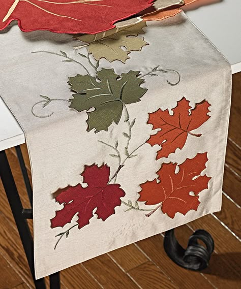 Look at this Falling Leaf Faux Silk Table Runner on #zulily today! Leaf Table Runner, Silk Table Runner, Falling Leaf, Burlap Table Runners, Table Runner And Placemats, Table Runner Pattern, Quilted Table Runners, Leaf Table, Sewing Table