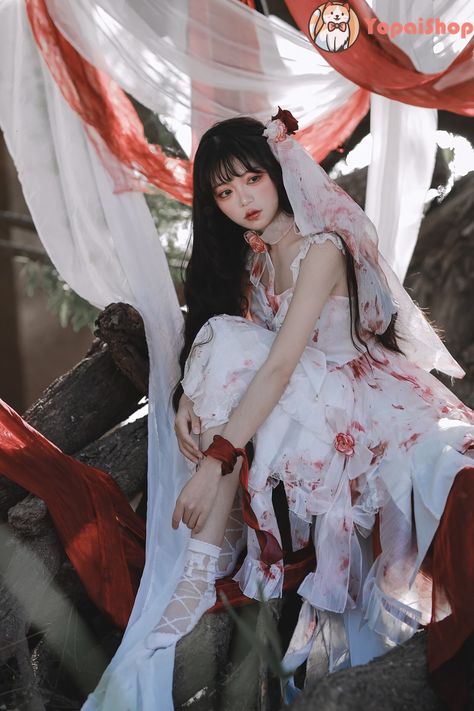 Order Weeping blood rose white cotton candy original lolita flower wedding dress sweet soft sister cos Lolita Jsk princess dress Shop Now at https://www.yopaishop.com/product/weeping-blood-rose-white-cotton-candy-original-lolita-flower-wedding-dress-sweet-soft-sister-cos-lolita-jsk-princess-dress White Cotton Candy, Flower Wedding Dress, Rose Patterns, Queen Of The Damned, Wedding Dresses With Flowers, J Fashion, Flower Wedding, Sweet Dress, Lolita Dress