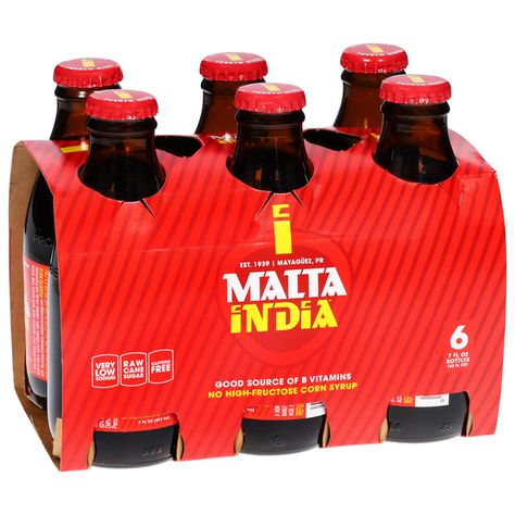 Malta India Malt Beverage, Non-Alcoholic 6Pk A non-alcoholic malt beverage. Manufactured in Mexico. | Malta India Malt Beverage, Non-Alcoholic 6Pk At Hy-Vee Malta Drink, Christmas Cooking, Online Grocery Shopping, Non Alcoholic, Grocery Shopping, Malta, The House, Juice, India