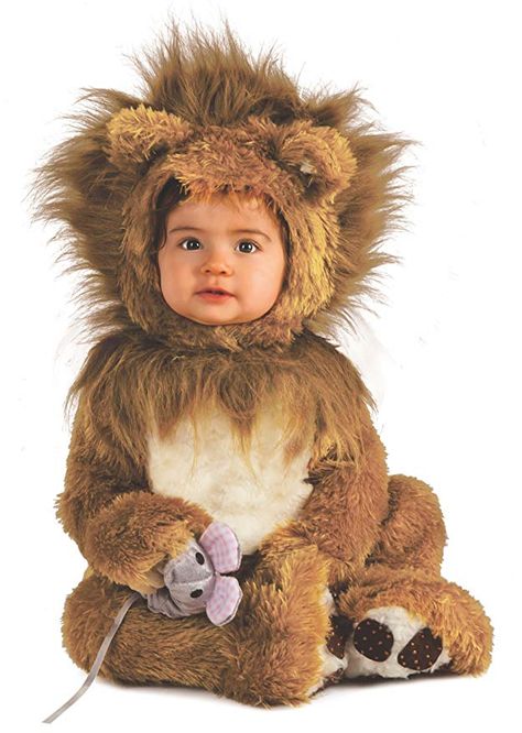 Rubie's Unisex-baby Infant Noah Ark Lion Cub Romper, Brown/Beige, 12-18 Months Baby Lion Costume, Lion Halloween Costume, Baby Lion Cubs, Lion Halloween, Noah Ark, Baby Boy Halloween, Lion Baby, Newborn Halloween