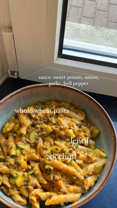 Recepice Ideas, Lentils Sweet Potato, Healthy Food Easy, Food Easy Recipes, Food Simple, Simple Pasta, Brown Spots Removal, Salad Ideas, God Mat