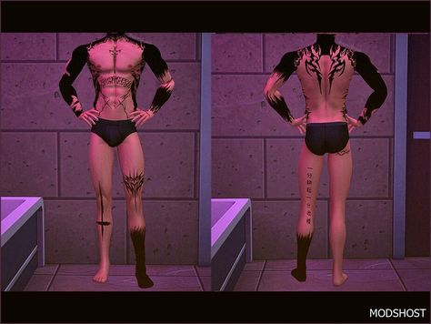 Download Aprilhush Nightmare Full Body Tattoo for Sims 4 at ModsHost NOW! For men and women Base game 6 options #tattoo #gaming #male #mods #sims Sims 4 Tattoos, Chevrolet Camaro Zl1, White Long Skirt, Body Tattoo, Full Body Tattoo, Best Mods, Sims4 Cc, Sims Mods, Maxis Match