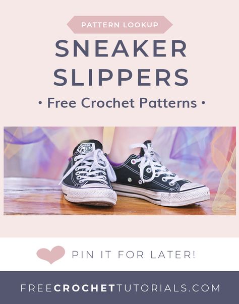 This post includes links to many crochet sneaker slipper patterns. I have included both video tutorials and written crochet pattern options for you. via @freecrochettuts Crochet Gift Patterns Free, Crochet Baby Leg Warmers, Crochet Baby Shoes Tutorial, Converse Slippers, Crochet Baby Booties Tutorial, Crochet Converse, Leg Warmers Pattern, Baby Leg Warmers, Crochet Baby Boots