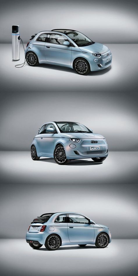 Fiat 500 2022, Fiat 500 Cabrio, Fiat 500e, New Fiat, Super Sport Cars, Make Waves, Hybrid Car, City Car, Gasoline Engine