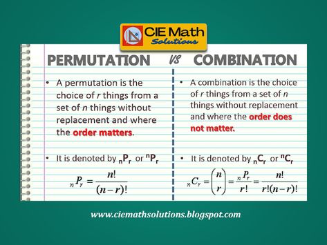 permutations and combinations Permutations And Combinations Formulas, Permutations And Combinations Notes, Statistics Formulas Class 10, Differential Equations Notes, Class 12 Maths Formula Integration, Permutations And Combinations, Maths Solutions, Past Papers, Studying Math