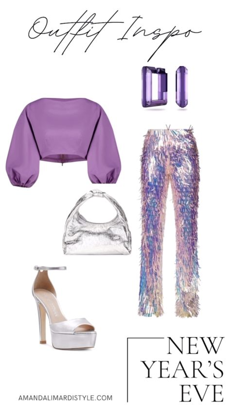 Purple Sequin Pants Outfit, Sequin Trousers Outfits, Sequin Pants Outfit, Sequins Pants Outfit, Sequin Trousers, 39th Birthday, Trousers Outfit, Purple Outfit, Trouser Outfit