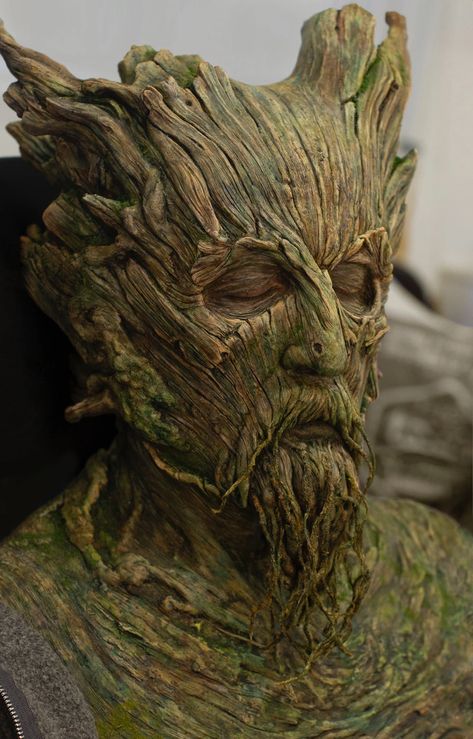 Green Knight Aesthetic, Knight Makeup, Earth Makeup, Fantasy Earth, Ralph Ineson, David Lowery, Sir Gawain, The Green Knight, Tree Man