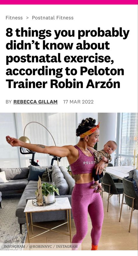 Prenatal Peloton Workout Plan, Robin Spiritual Meaning, Nicci Robinson Workout, Robin Askwith, Robin Arzon Quotes Peloton, Robin Arzon, Low Intensity Workout, Postnatal Workout, Diastasis Recti