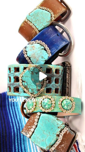 Mark Montano on Instagram: "Leather southwest cuffs! #jewelrydesign #upcyclingfashion #cuffs @johnbeadcorp" Leather Cuff Bracelet Diy, Mark Montano, Cuff Bracelets Diy, Leather Bracelet Tutorial, Diy Leather Bracelet, Beading Crafts, Diy Fashion Hacks, Jewerly Making, Leather Cuff Bracelet