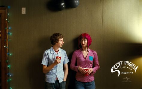 Lighting ideas for the party scene. Scott Pilgrim Movie, Scott Pilgrim Vs The World, Edgar Wright, Ramona Flowers, Michael Cera, World Movies, Scott Pilgrim Vs. The World, World Wallpaper, Mary Elizabeth Winstead