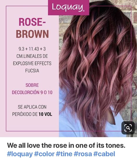 Rose Gold Hair Brunette, Brown Ombre Hair, Hair Color Formulas, Caramel Highlights, Red Fall, Rosé Brown, Winter Hair, Rose Gold Hair, Hair Color And Cut