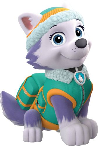 PAW Patrol - Everest by Agustinsepulvedave on DeviantArt Everest Cake Paw Patrol, Paw Patrol Personajes, Paw Patrol Topper, Paw Patrol Cake Topper, Paw Patrol Png, Paw Patrol Everest, Sky Paw Patrol, Imprimibles Paw Patrol, Paw Patrol Birthday Theme