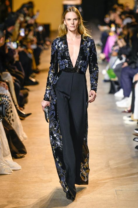 Eli Saab, Flowers Fashion, Elie Saab Fall, Show Collection, March 2024, Embroidery Fashion, Fashion Show Collection, Elie Saab, Fall 2024