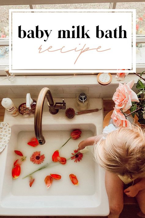 The Wiegands: Baby Milk Bath. Kitchen Sink Farmhouse, Bedtime Kids, Bath Recipes Diy, Baby Milk Bath, Milk Bath Recipe, Milk Bath Photos, Lavender Sleep, Milk Baths, Young Living Lavender