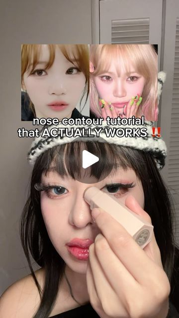 mei 🎀 beauty creator on Instagram: "super easy nose contour tutorial that
ACTUALLY WORKS FOR DIFFERENT NOSE SHAPES! this is how you should do your nose contour if you have a wide or low nose, an upturned nose, or a bulbous nose <33 #nosecontour #makeup #explore #explorepage" Easy Nose, Upturned Nose, Bulbous Nose, Different Nose Shapes, Nose Contour, Contour Tutorial, Button Nose, Nose Contouring, Nose Shapes