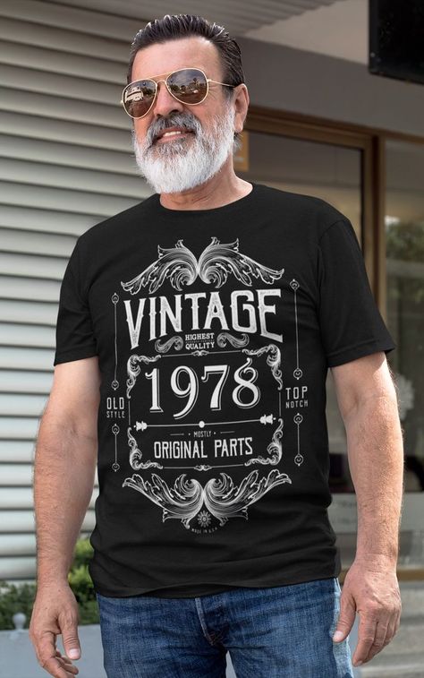 Check out this 40th Birthday Vintage Original Parts T-Shirt and other great 40th Birthday T-Shirt Gifts Today! #40thbirthday #thisisforty #partyplanning #diy #partyideas Festa Jack Daniels, Party Ideas For Women, Surprise 40th, 40th Bday Ideas, 40 Birthday, Birthday Vintage, 70th Birthday Parties, Wedding Promises, Shirts Ideas