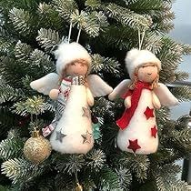 Christmas Angel Doll, Doll Angel, Ornaments For Christmas Tree, Christmas Angel Ornaments, Ornaments For Christmas, Doll Pendant, Christmas Tree Hanging, Winter Wedding Decorations, Handmade Angels